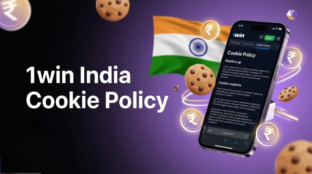 Cookie policy for 1Win Casino India covering privacy settings, cookies usage and data protection measures