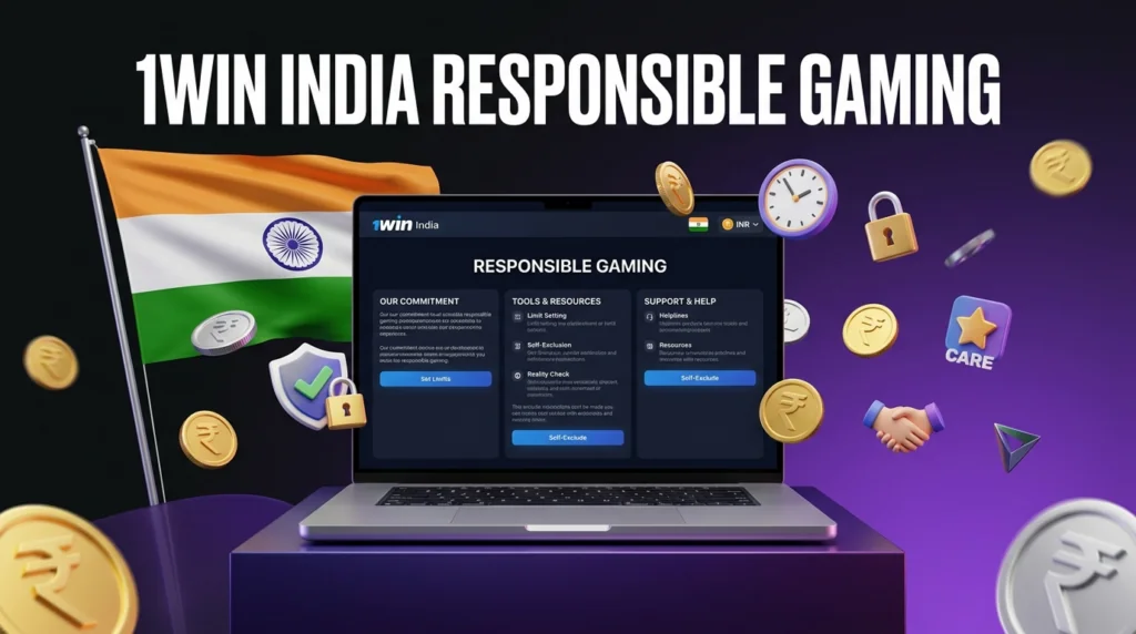 1Win India responsible gaming policy supporting balanced play through self-exclusion and account controls